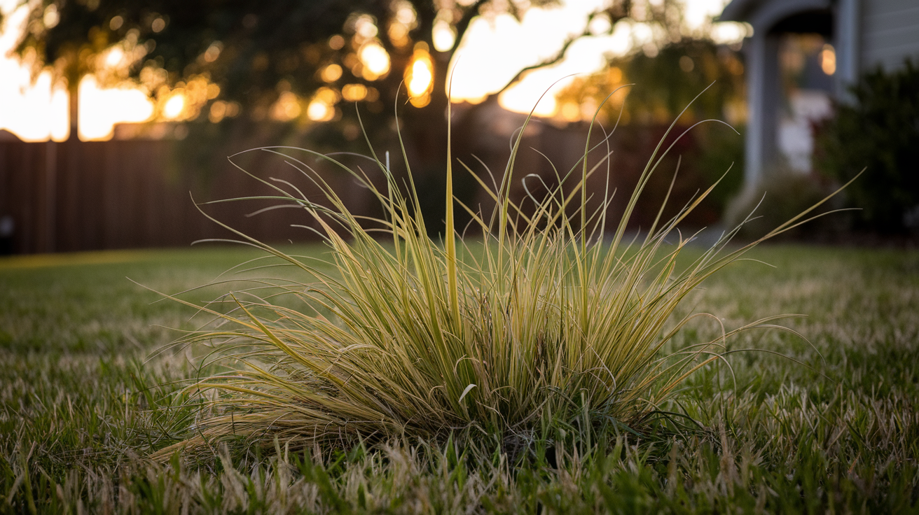 Bermuda grass in fall transition