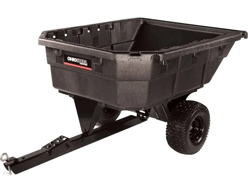 Ohio Steel 4048P-SD poly swivel dump cart