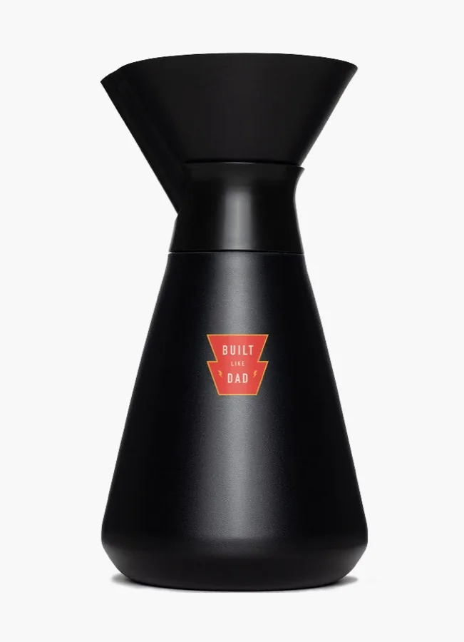 MiiR Father's Day Carafe 2026 with heritage patch design, vacuum-insulated stainless steel