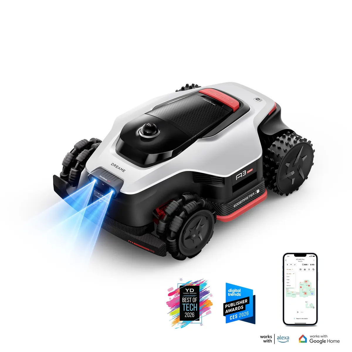 Dreame A3 AWD Pro wire-free no-RTK robotic lawn mower