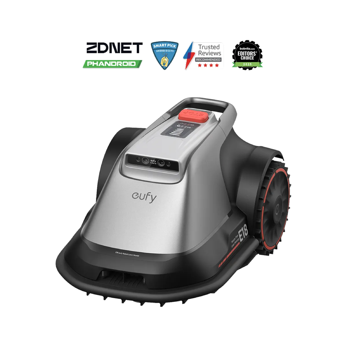 Eufy E18 robot mower hero shot