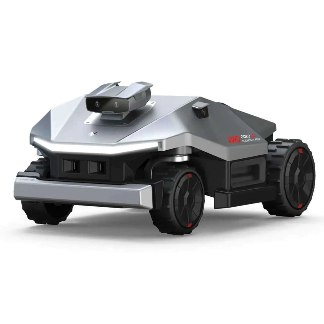 Goko M6 4WD robotic lawn mower front view