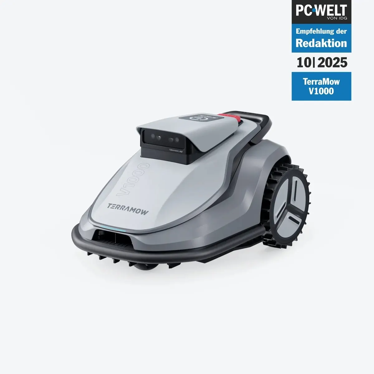TerraMow V1000 wire-free triple-camera robotic lawn mower