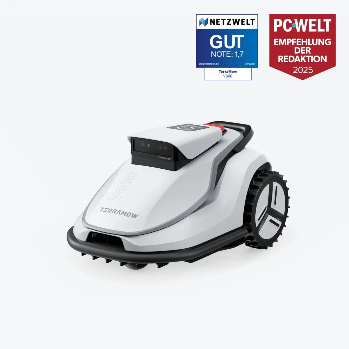 TerraMow V600 robot lawn mower hero shot