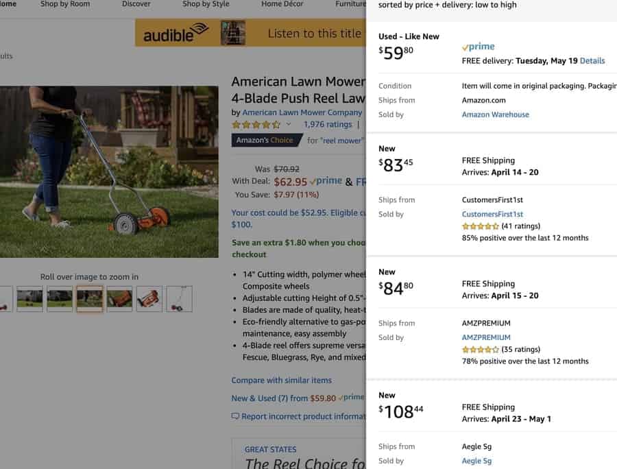 Used Lawn Mowers Amazon