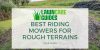 best riding mowers for rough terrains
