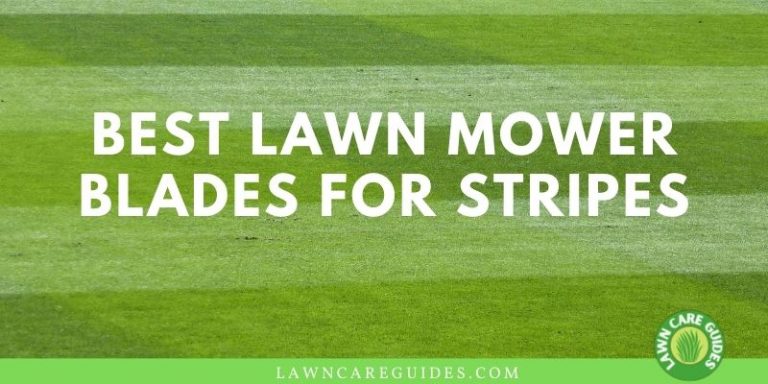 best lawn mower blades for stripes