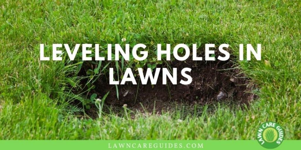 Leveling Holes In Lawns