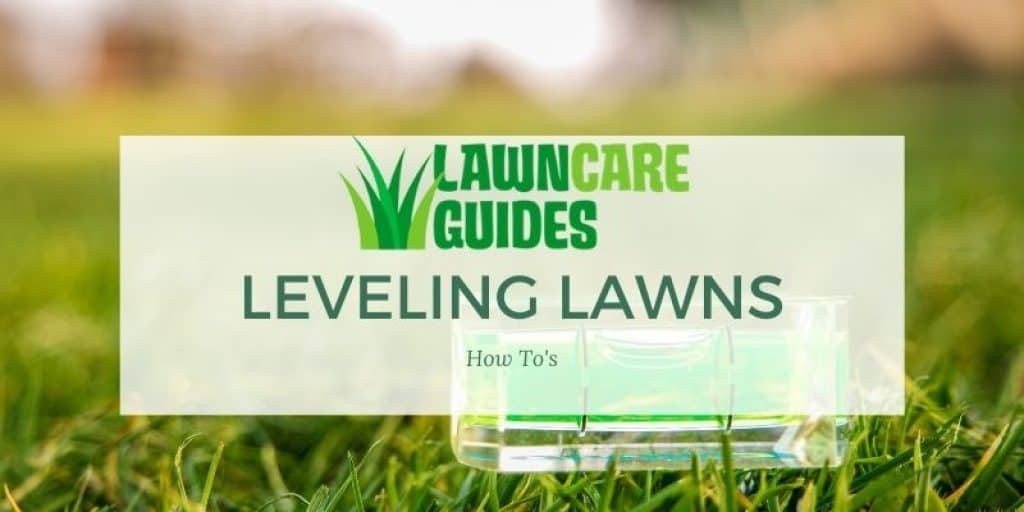 how to level lawns