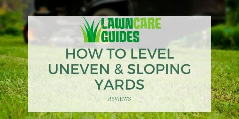 how to level uneven & sloping yards