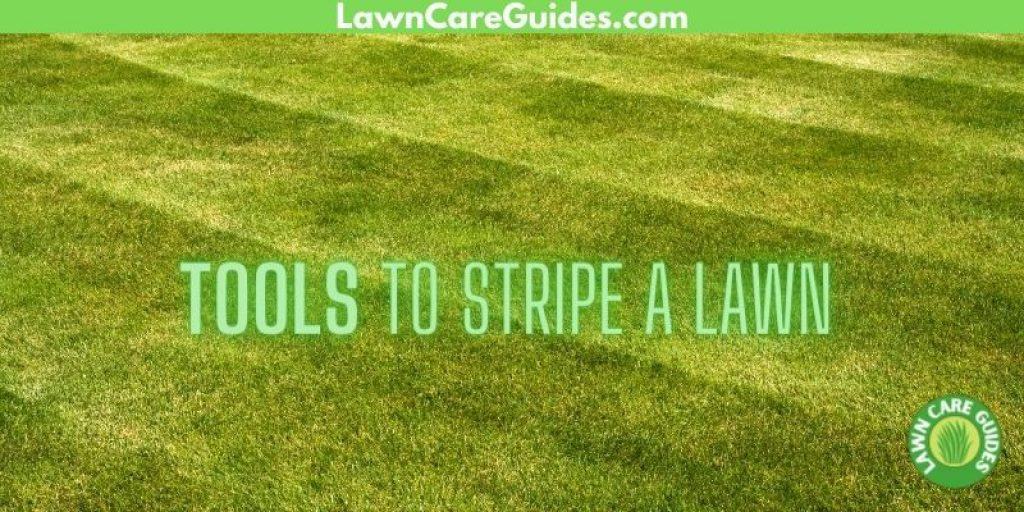 Tools To Stripe a Lawn